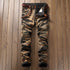 Men's Jeans Washed Vintage Jeans Straight Pants Mid Waist Jeans